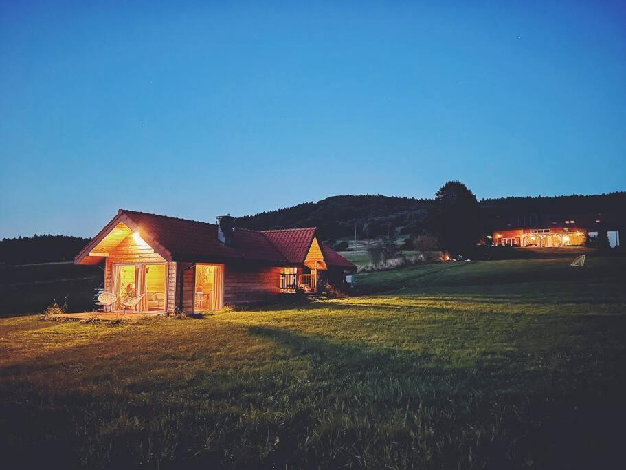Polanka Beskid Niski Cute Cabin With Spectacular Views Hanczowa Eksteriør bilde