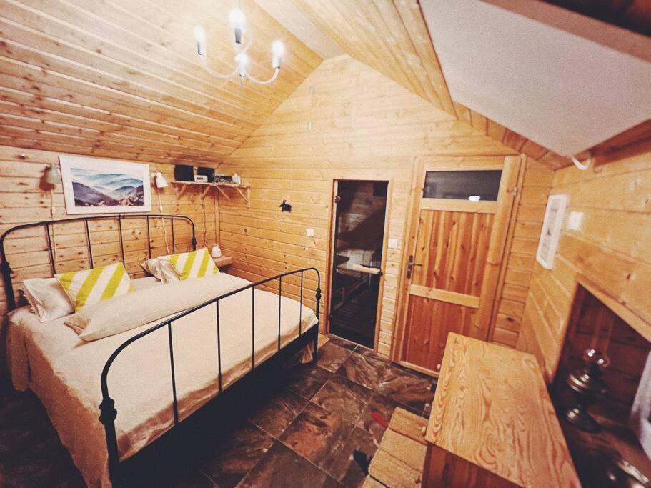 Polanka Beskid Niski Cute Cabin With Spectacular Views Hanczowa Eksteriør bilde